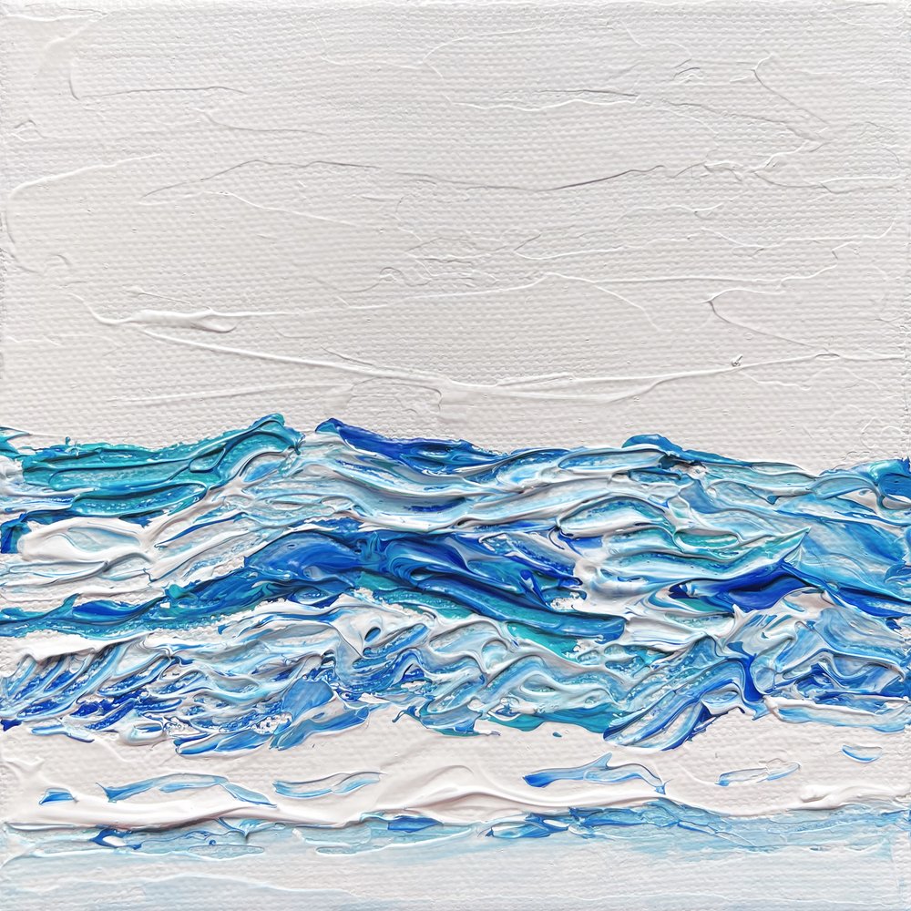 Textured Ocean Waves by Pauline Wegman | Key and Sea Creative
