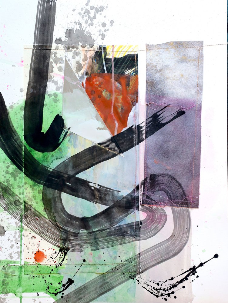 Dynamic Abstract Strokes by Poonam Choudhary