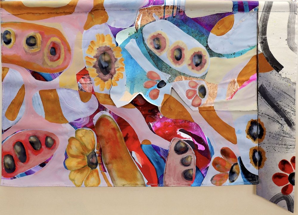 Vibrant Abstract Flowers by Poonam Choudhary