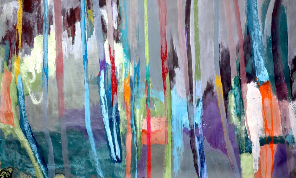Vibrant Abstract Lines by Poonam Choudhary