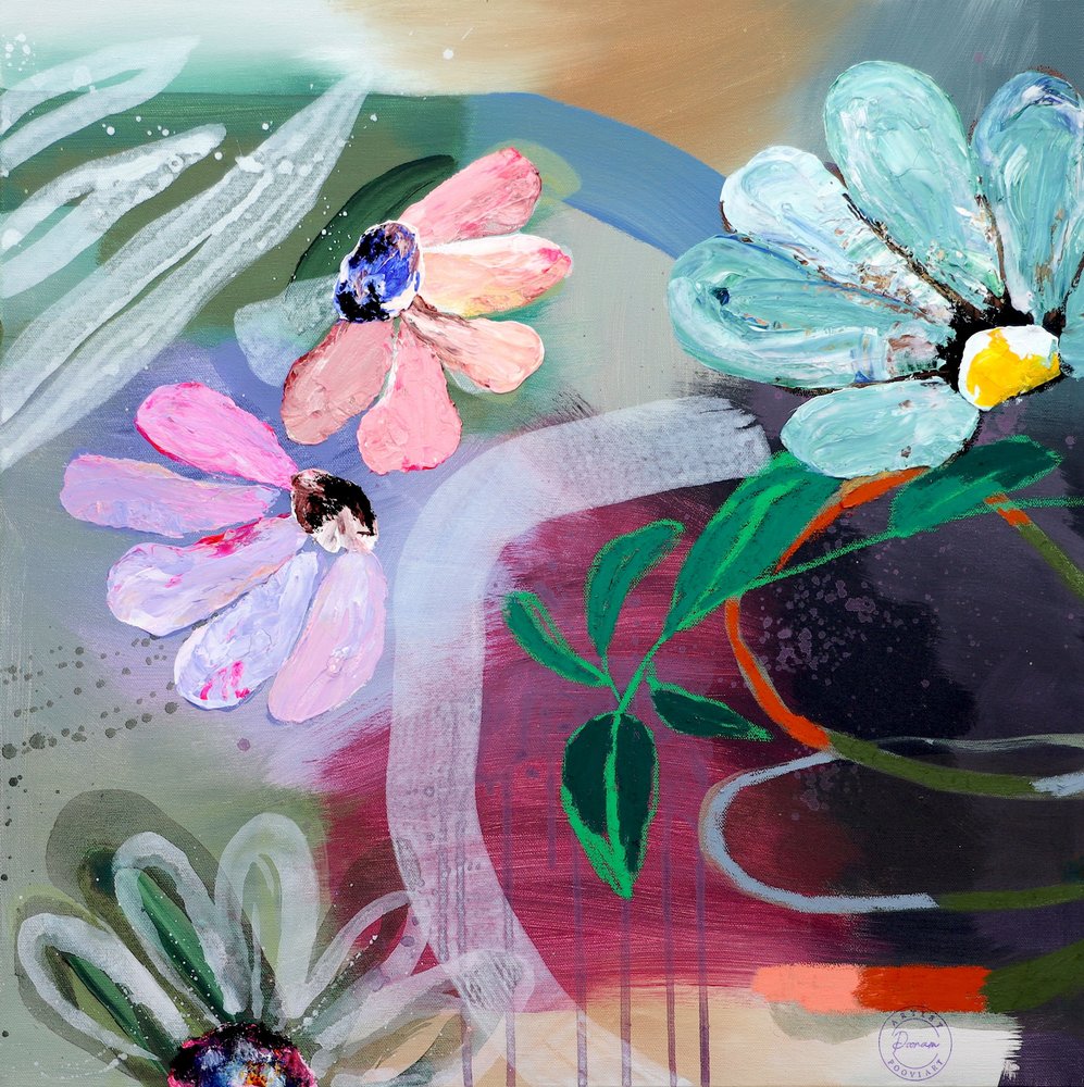 Vibrant Painterly Blooms by Poonam Choudhary