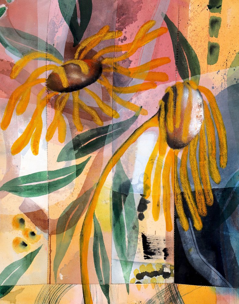 Vibrant Yellow Botanicals by Poonam Choudhary