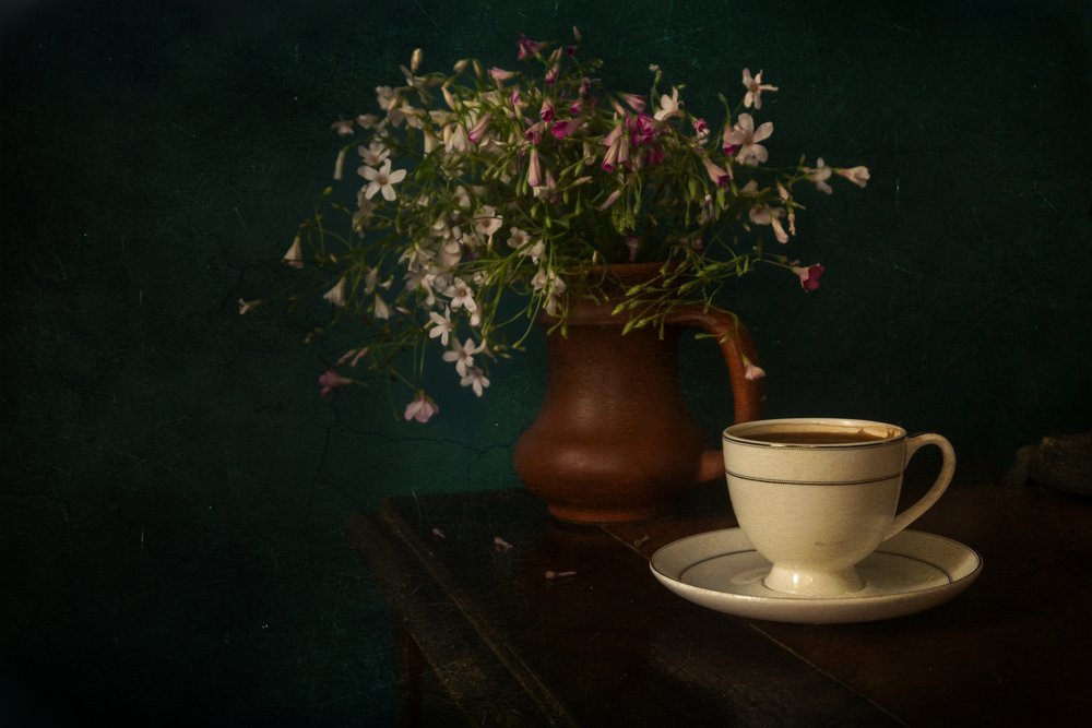 Morning Coffee Wildflowers by Ramiz Sahin