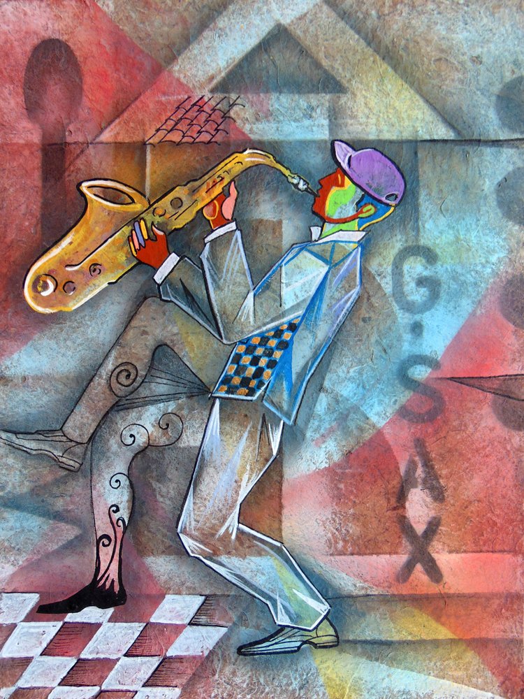 Vibrant Saxophone Jazz by Ricardo Maya