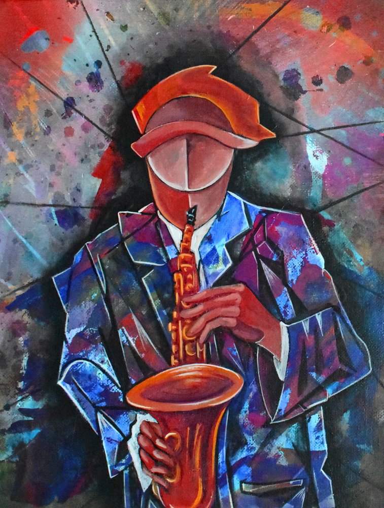 Vibrant Saxophone Jazz by Ricardo Maya