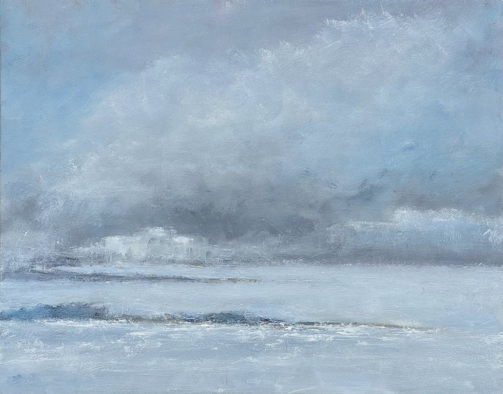 Misty Ocean Serenity by Richard Gombar