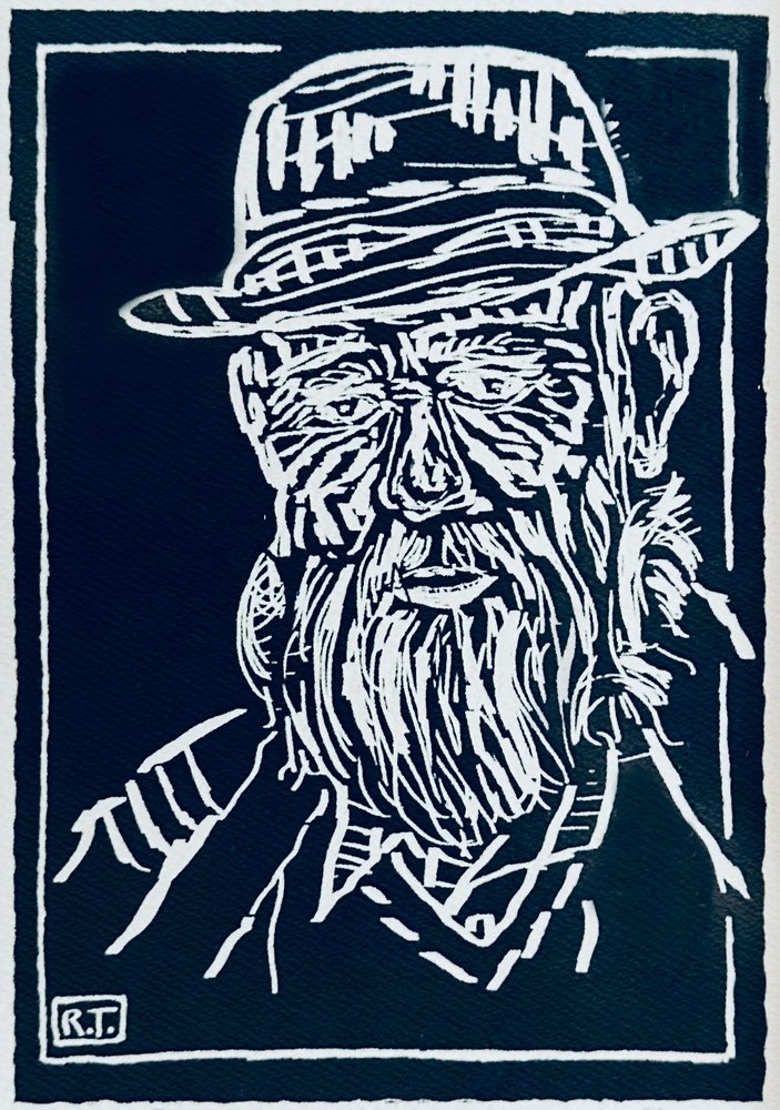 Rugged Bearded Man by Robert Thirtle