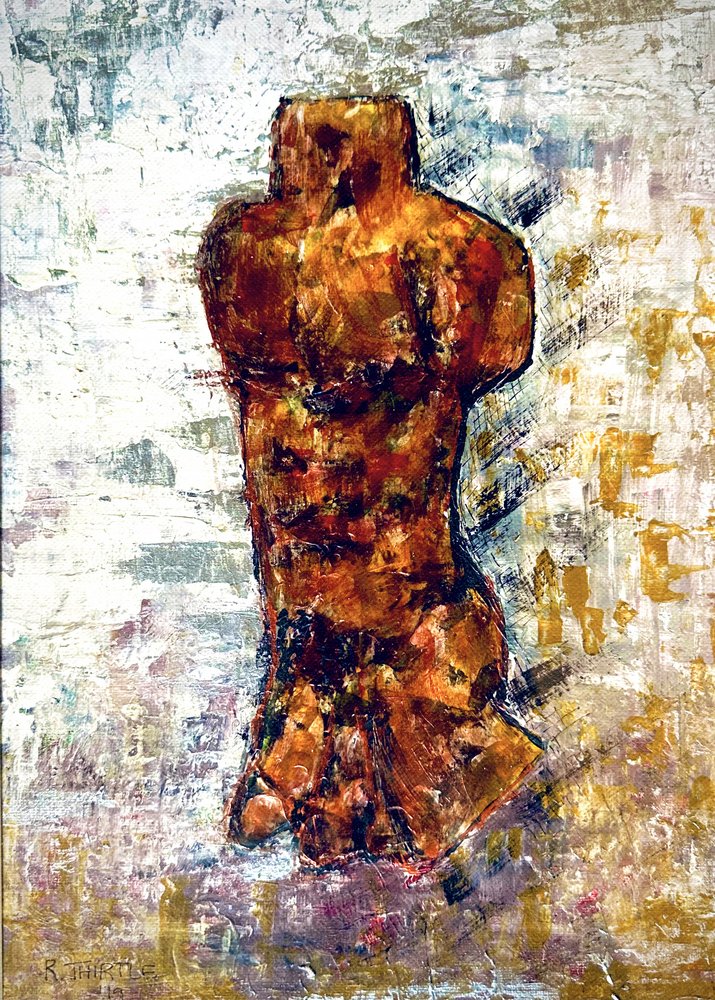 Sculptural Male Torso by Robert Thirtle