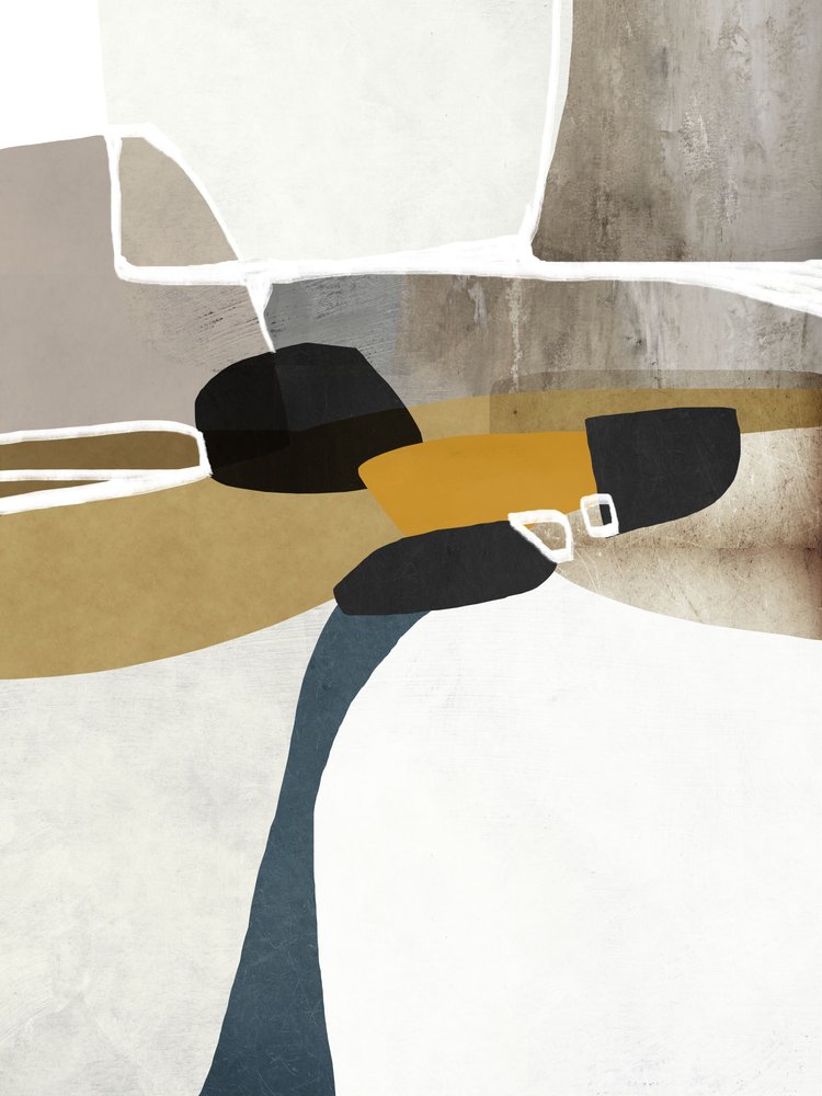 Earthy Abstract Shapes by Roberto Moro