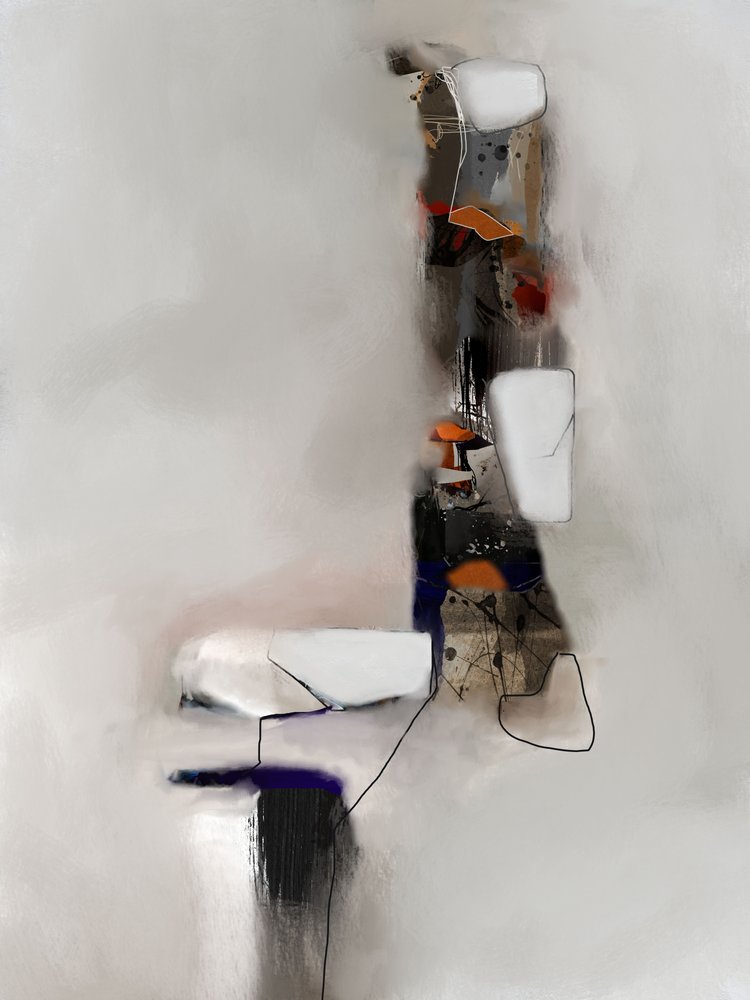 Modern Abstract Composition by Roberto Moro
