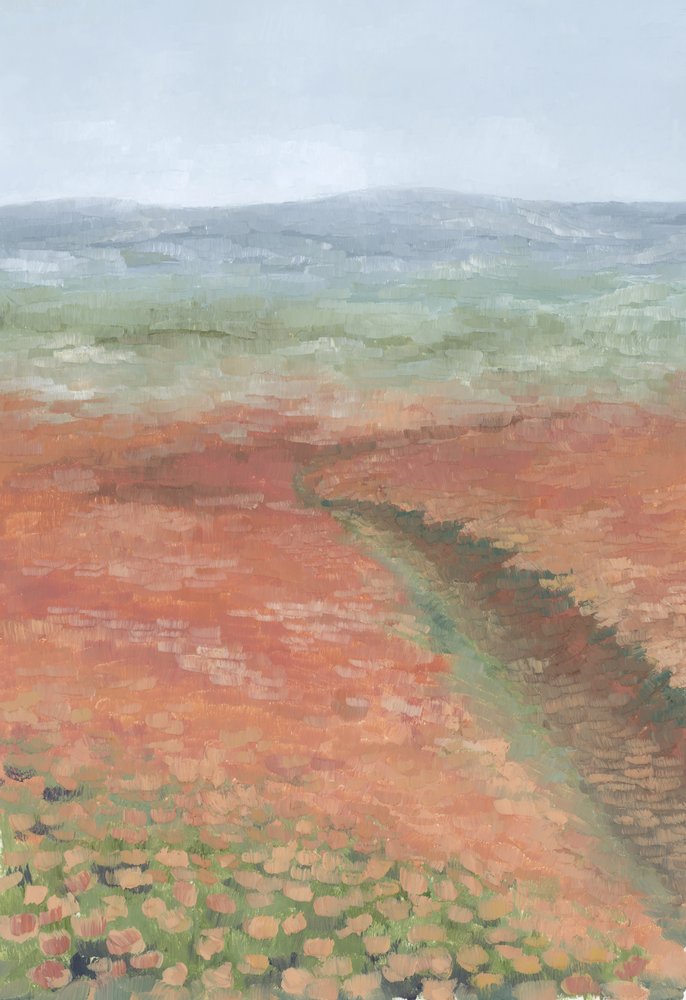 Path Through Blooming Field by Rosana Laiz Blursbyai
