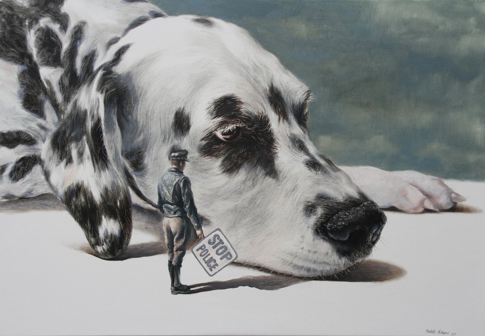 Stop Police Dog by Rudolf Kosow