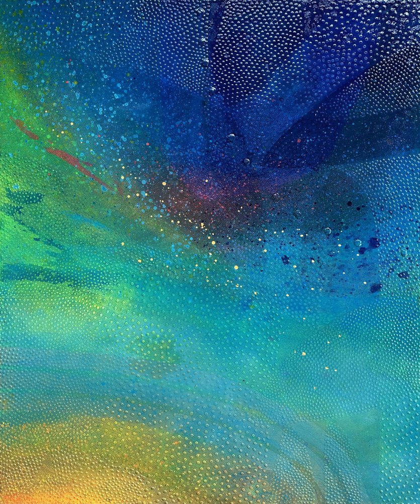Vibrant Cosmic Flow by SAN STARLING
