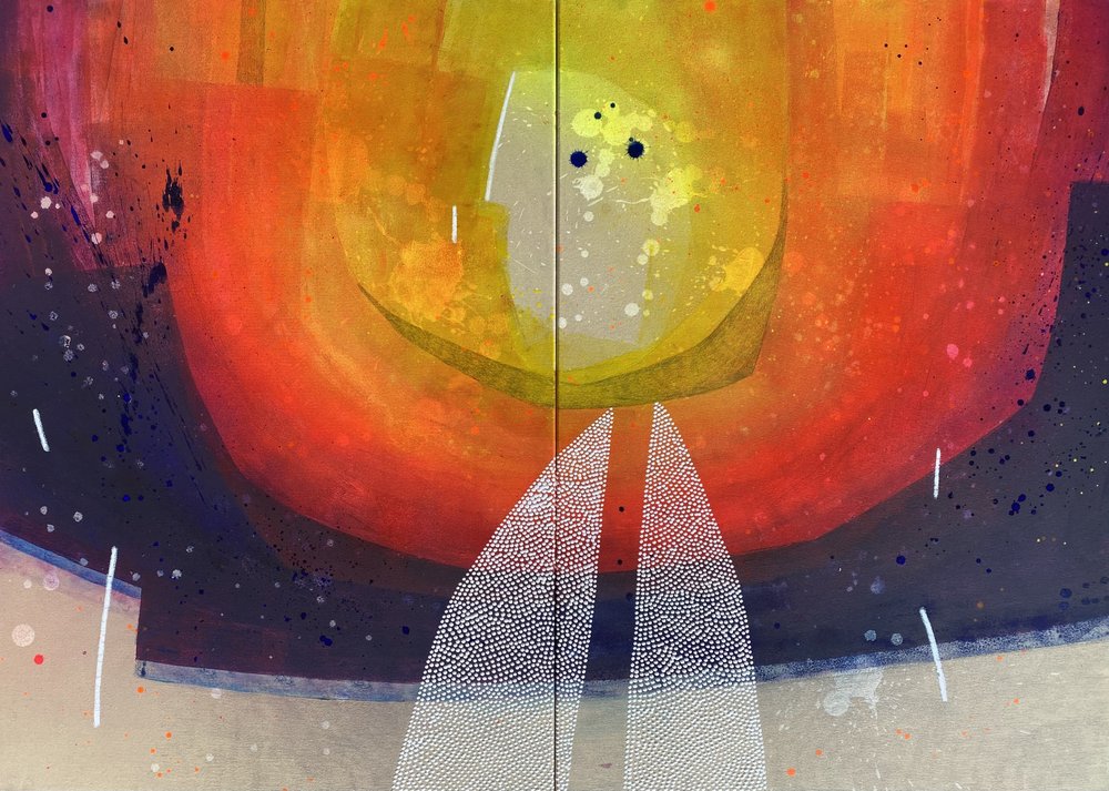 Vibrant Cosmic Glow by SAN STARLING