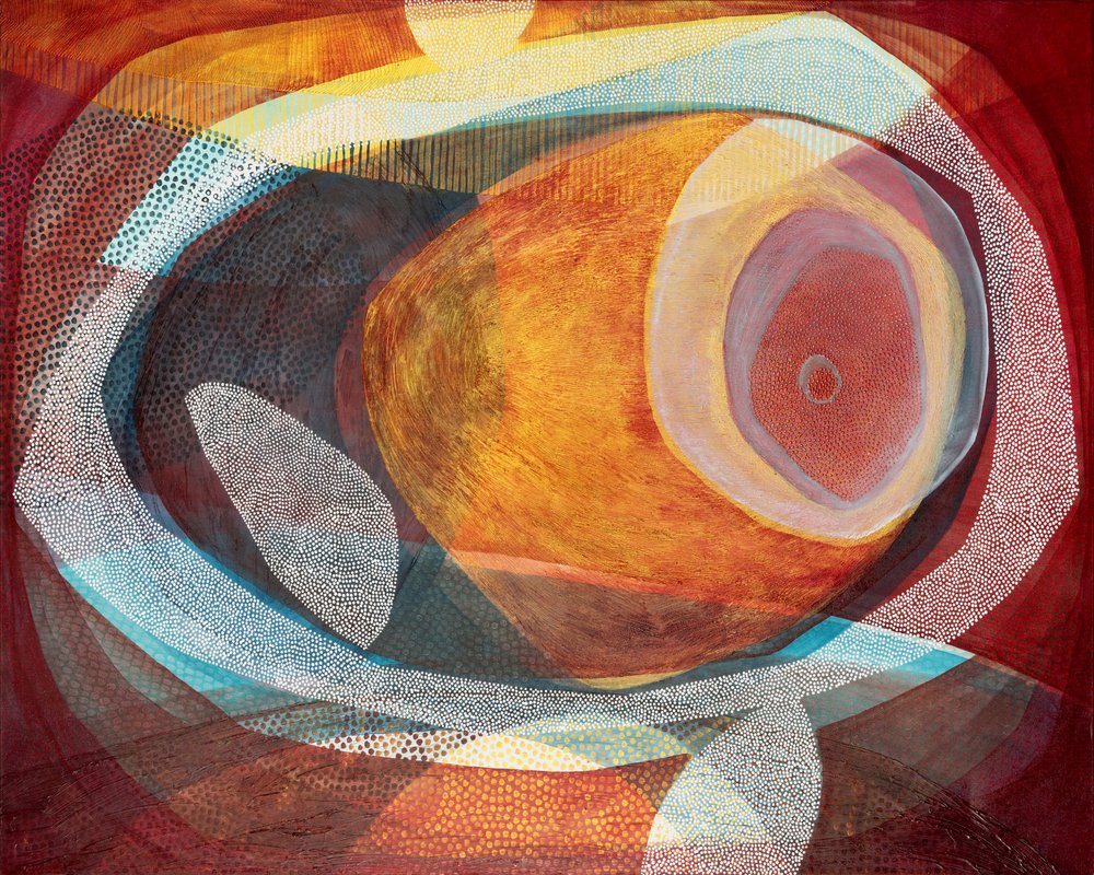 Vibrant Flowing Layers by SAN STARLING