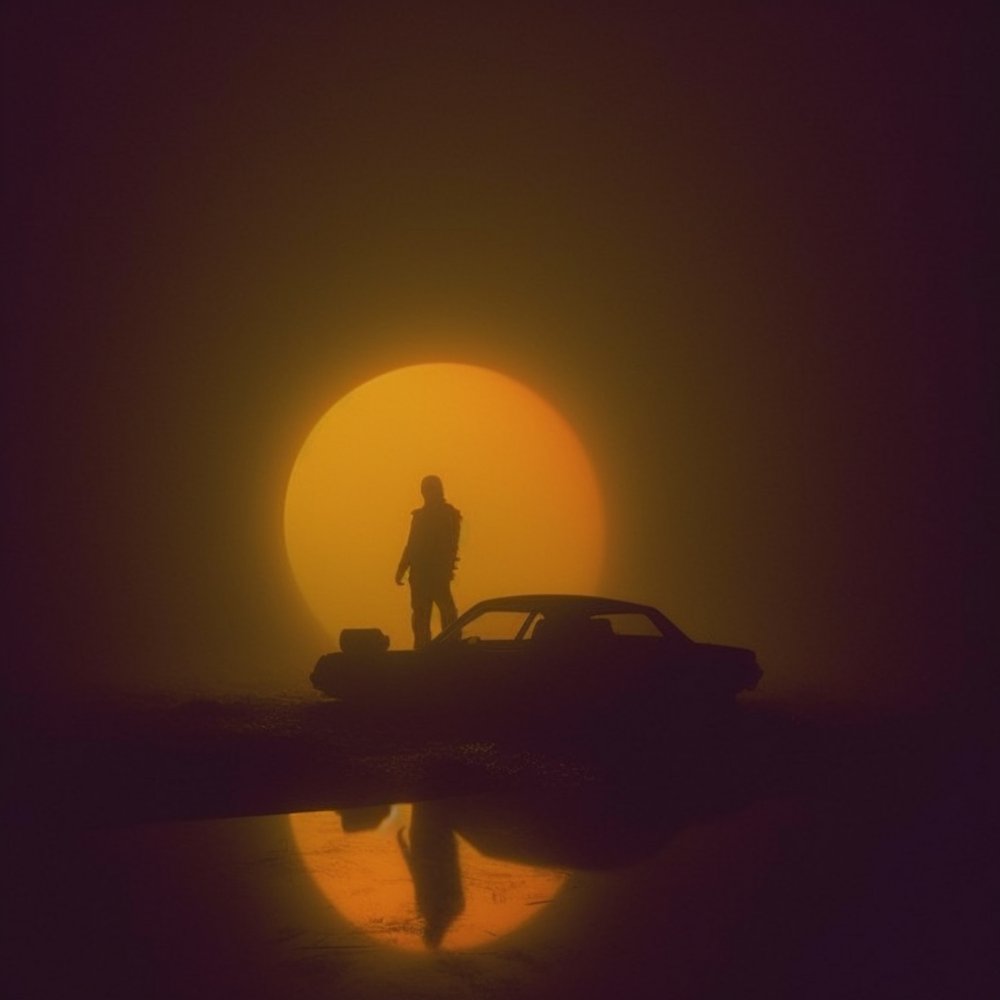 Apocalyptic Desert Sunset by Samantha Hearn