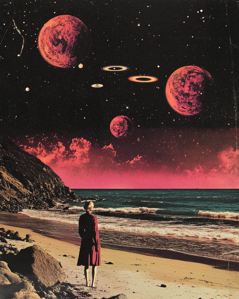 Cosmic Beach Encounter by Samantha Hearn