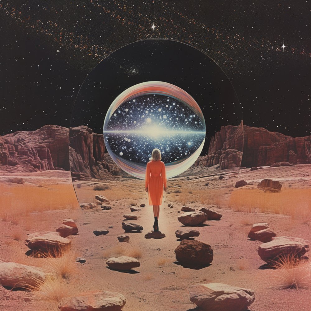 Cosmic Desert Journey by Samantha Hearn