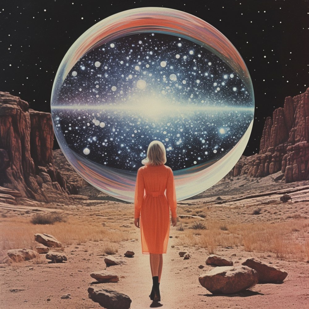 Cosmic Desert Portal by Samantha Hearn