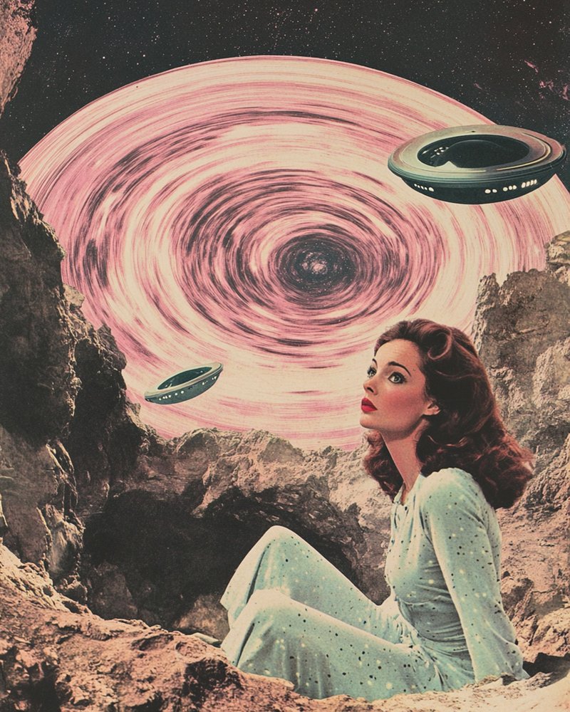 Pink Galaxy Gaze by Samantha Hearn