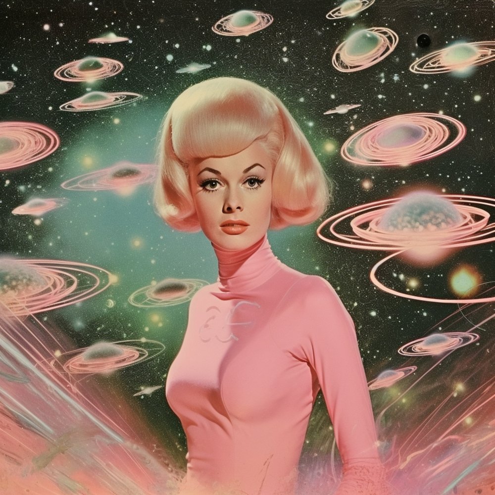 Retro Space Glamour by Samantha Hearn