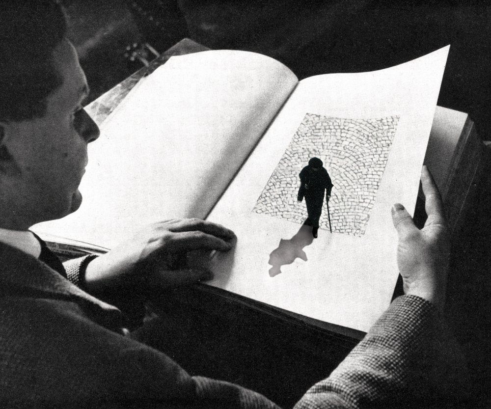 Man Reads Lone Journey by Sammy Slabbinck