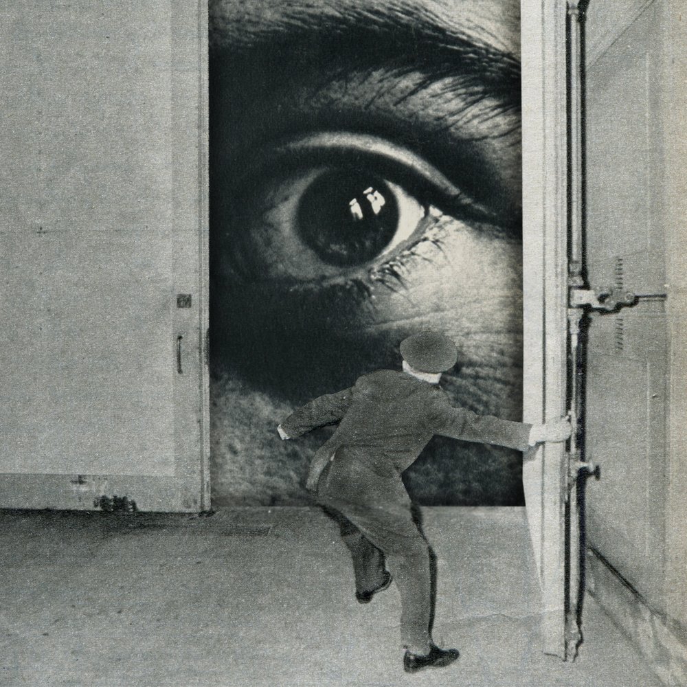 Surreal Gaze Beyond Door by Sammy Slabbinck