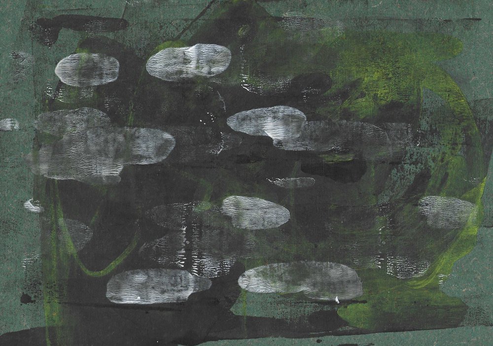 Dark Lily Pads by Santhosh ch