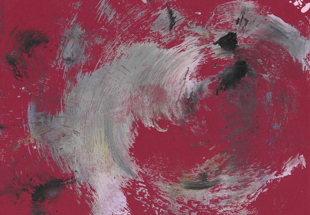 Dynamic Red Strokes by Santhosh ch