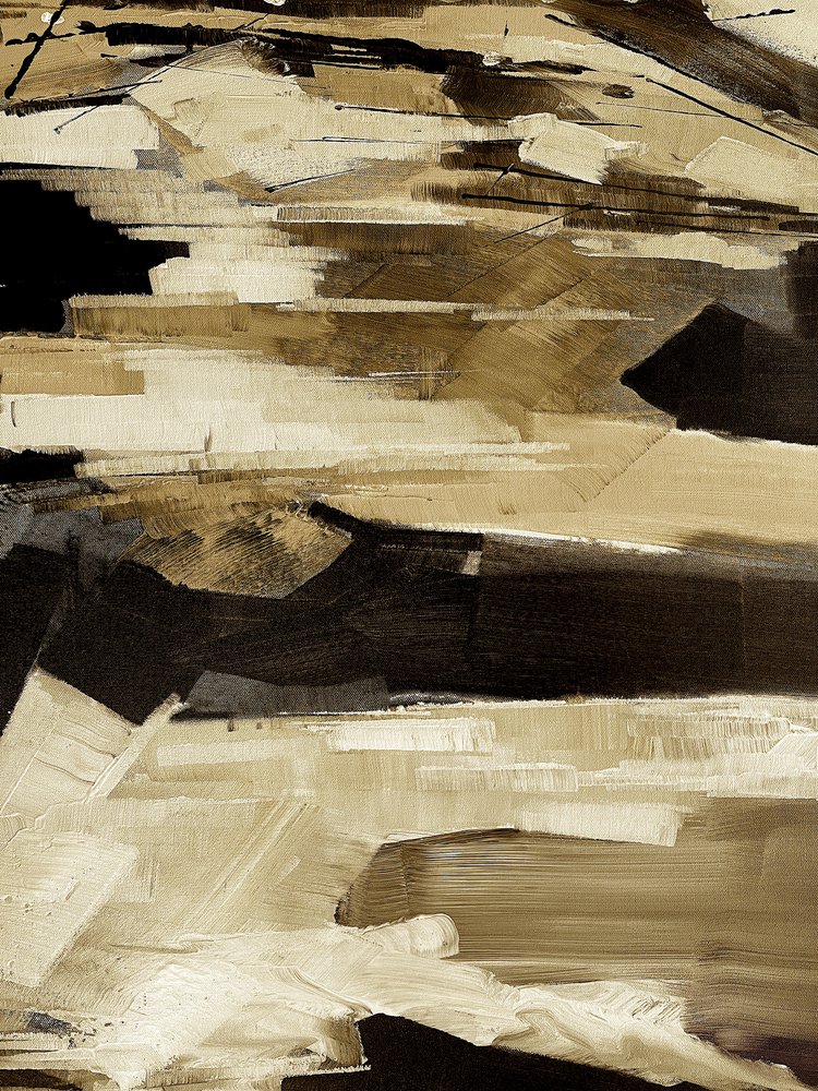 Earthy Abstract Strokes by Santhosh ch