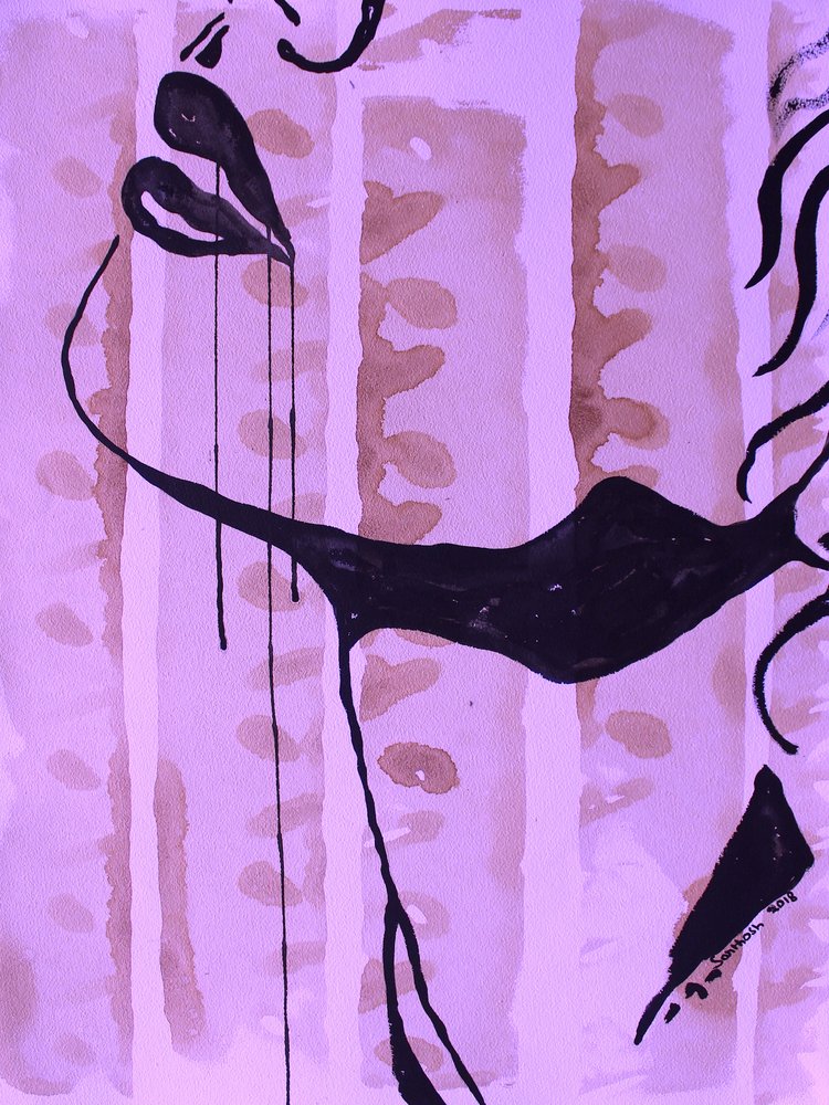 Sensual Abstract Portrait by Santhosh ch