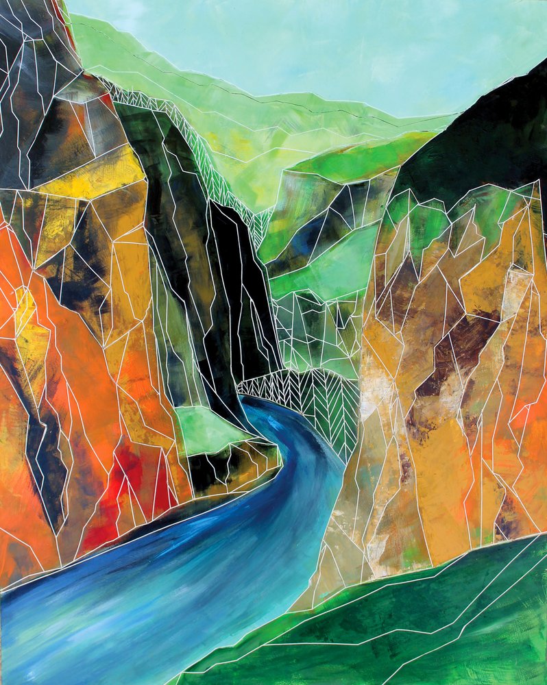 Winding Canyon Waters by Sarah Fitzgerald
