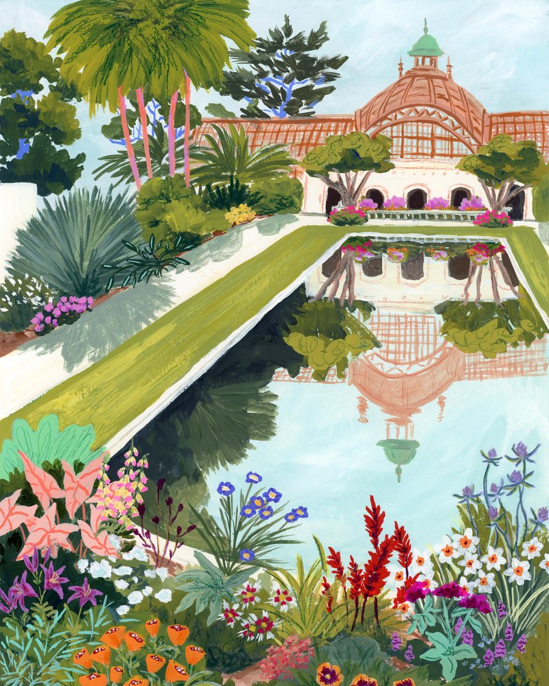 Tropical Garden Pavilion by Sarah Gesek