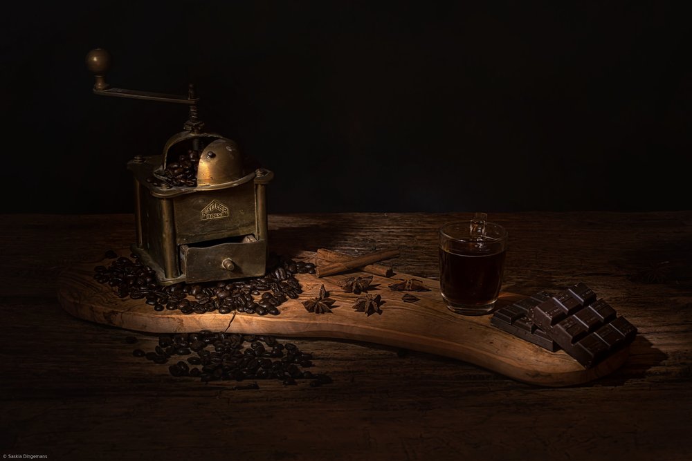 Dark Coffee and Chocolate by Saskia Dingemans