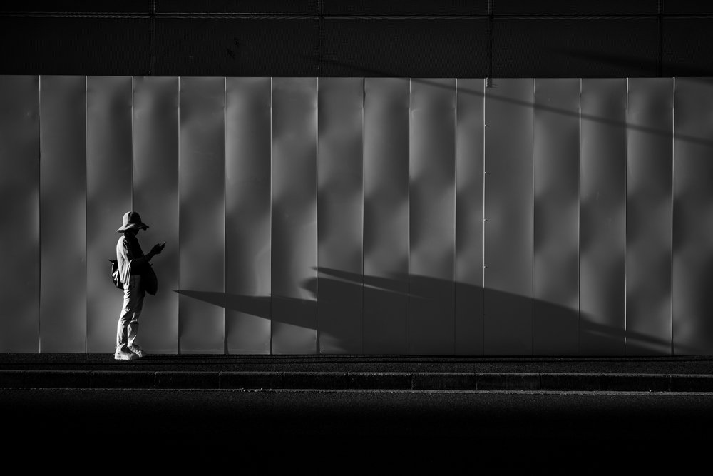 Solitary Street Silhouette by Satoshi Hata