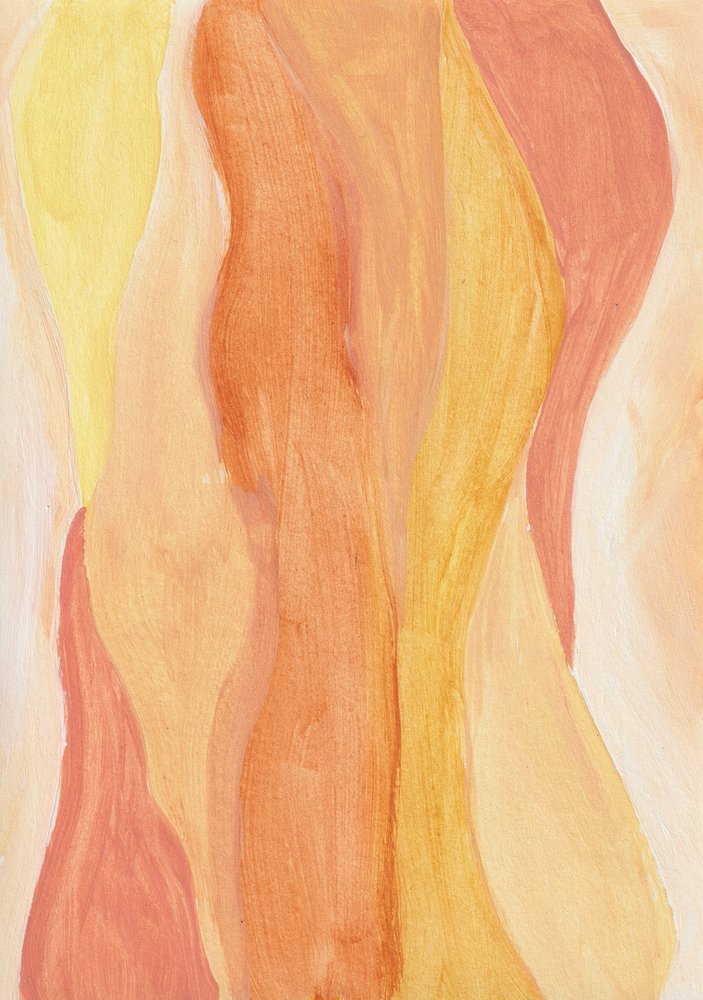 Warm Organic Flow by Soniya Vijayakumar