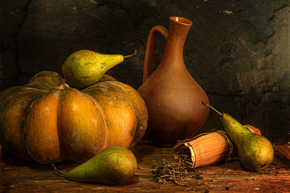 Rustic Autumn Still Life by Stanislav Aristov