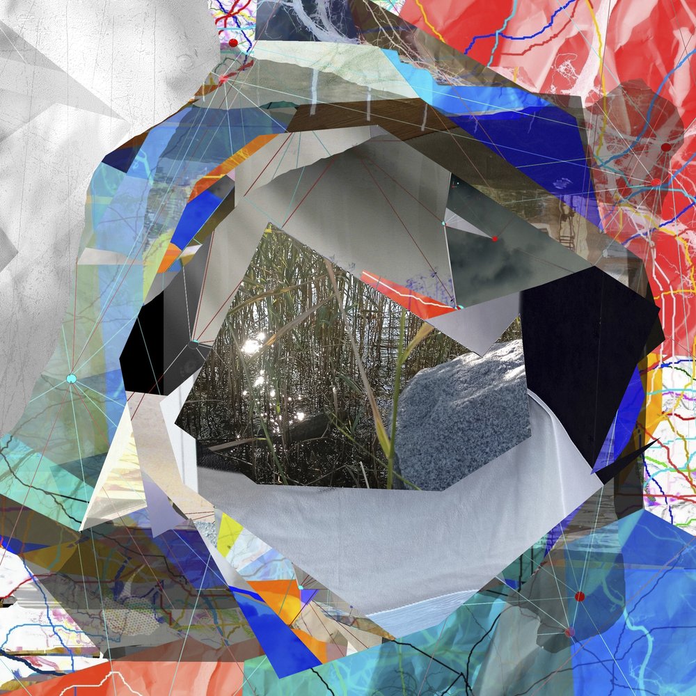 Abstract Sunlight Collage by Stefan Fransson