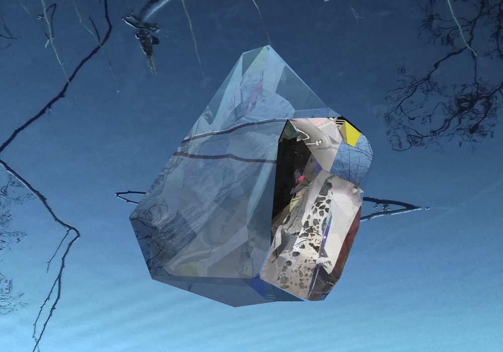 Floating Crystal Structure by Stefan Fransson