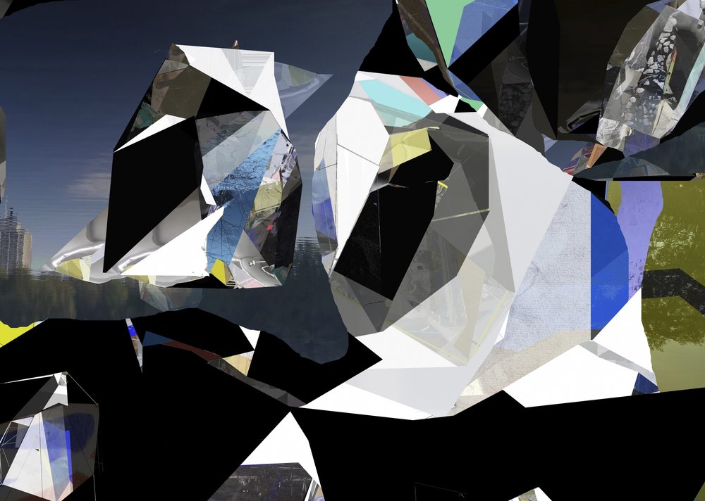 Fragmented Cityscape by Stefan Fransson