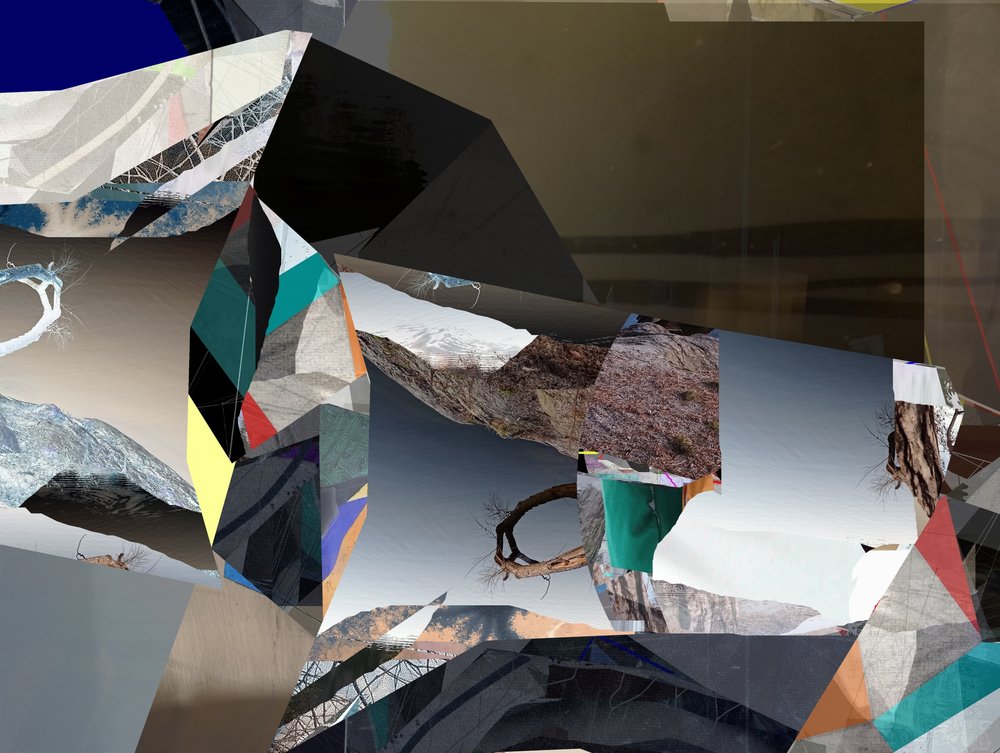 Fragmented Landscape Abstract by Stefan Fransson