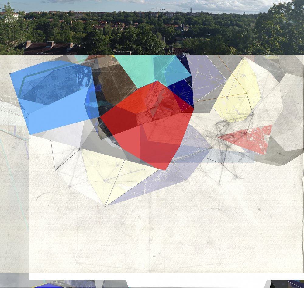 Geometric City Landscape by Stefan Fransson