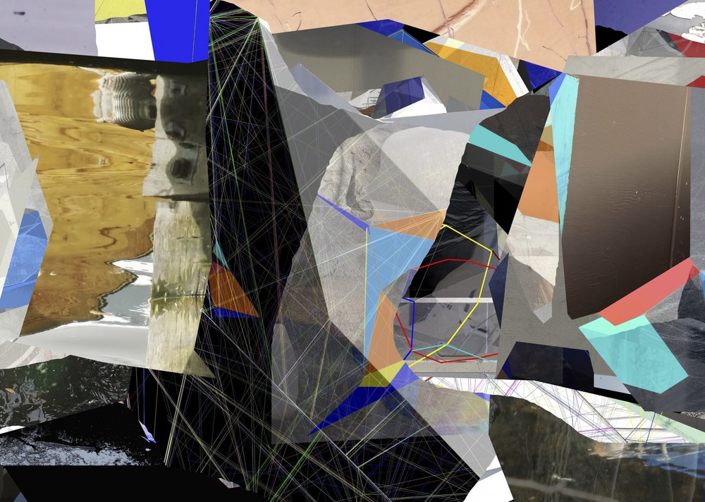 Modern Geometric Collage by Stefan Fransson