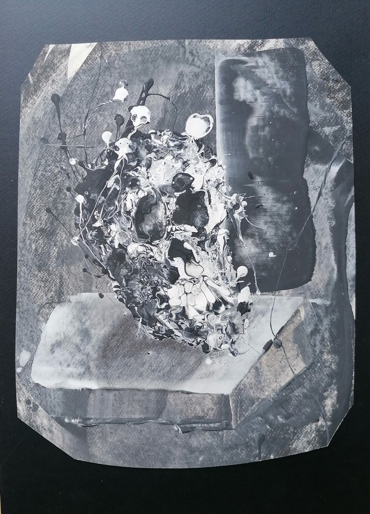 Abstract Skull Still Life by Stefano Mazzolini