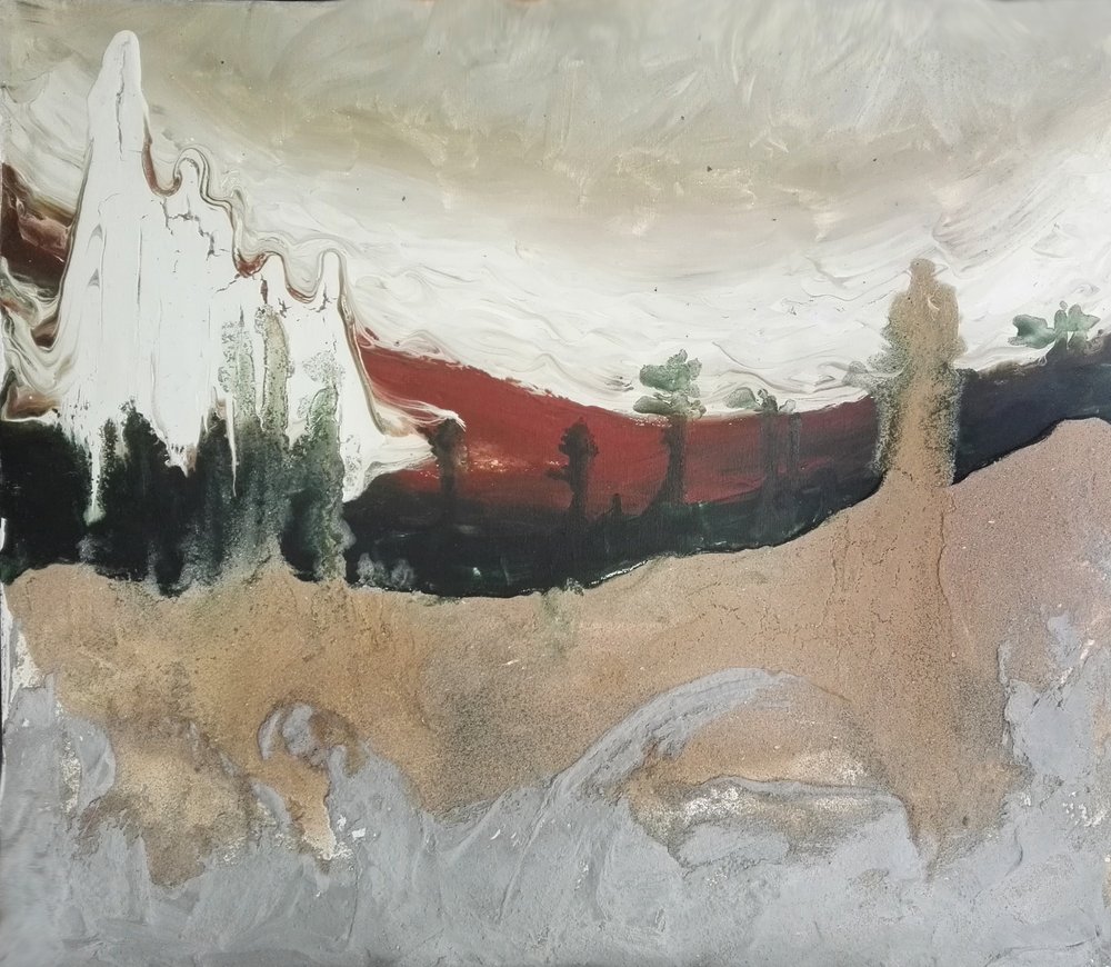 Dramatic Red Desert Mountain by Stefano Mazzolini