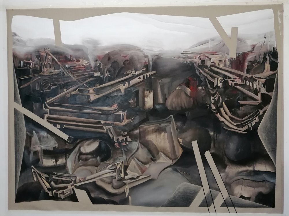 Dystopian Machine Landscape by Stefano Mazzolini