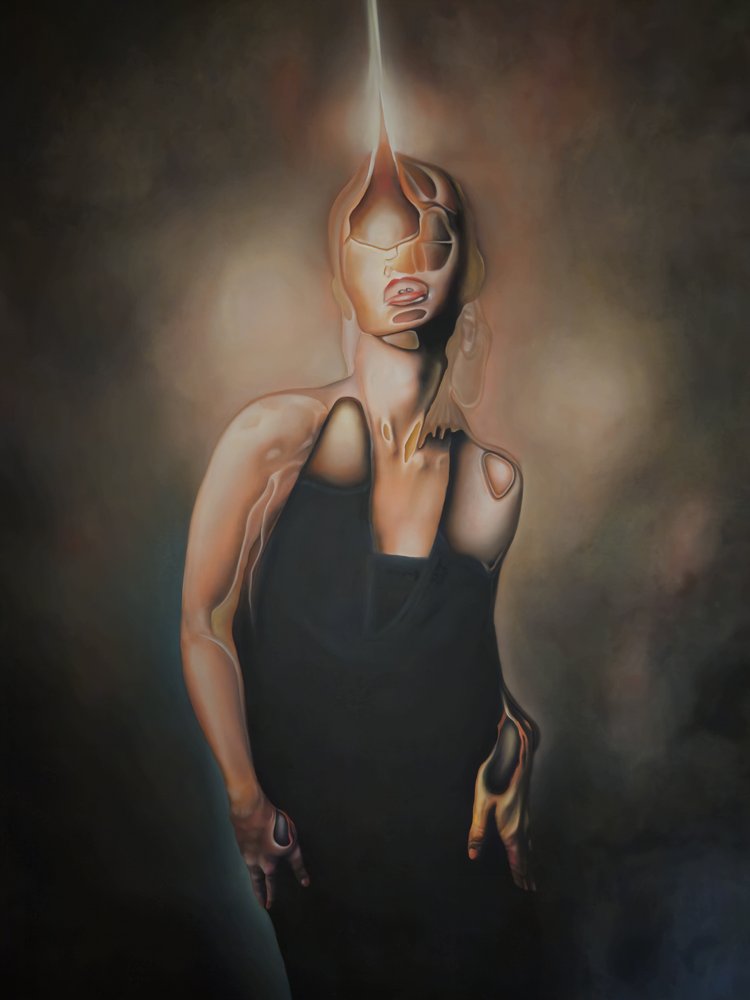 Ethereal Light Figure by Stefano Mazzolini