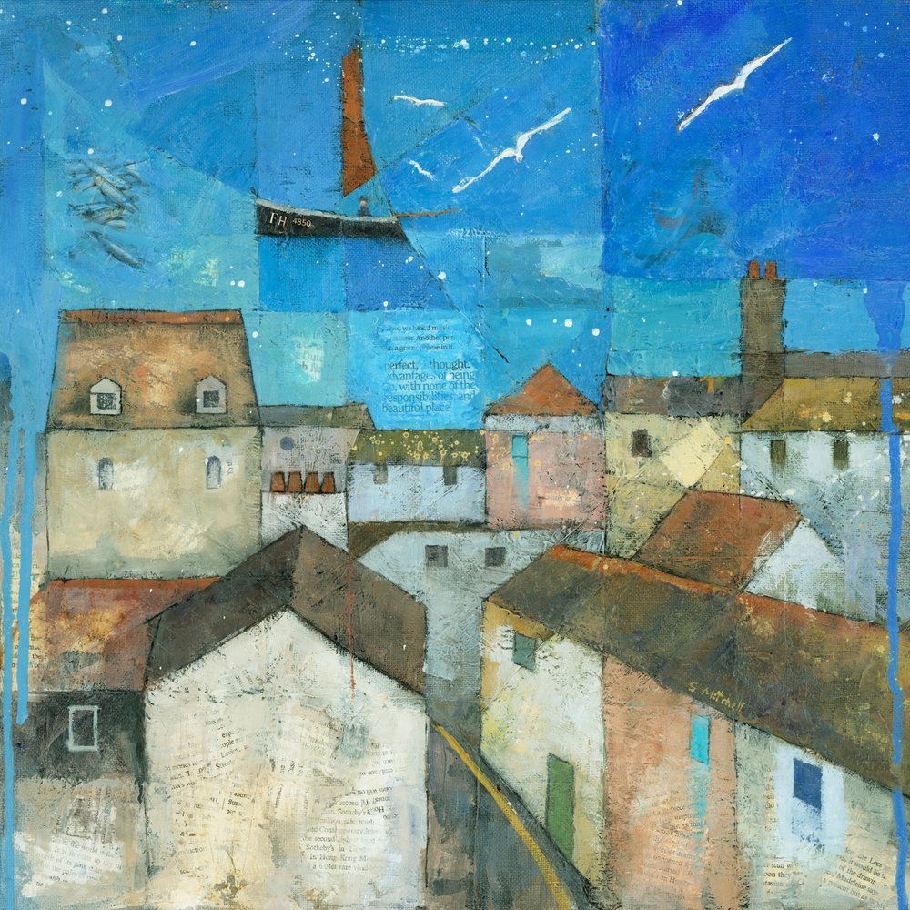 Fishing Boat Village by Steve Mitchell