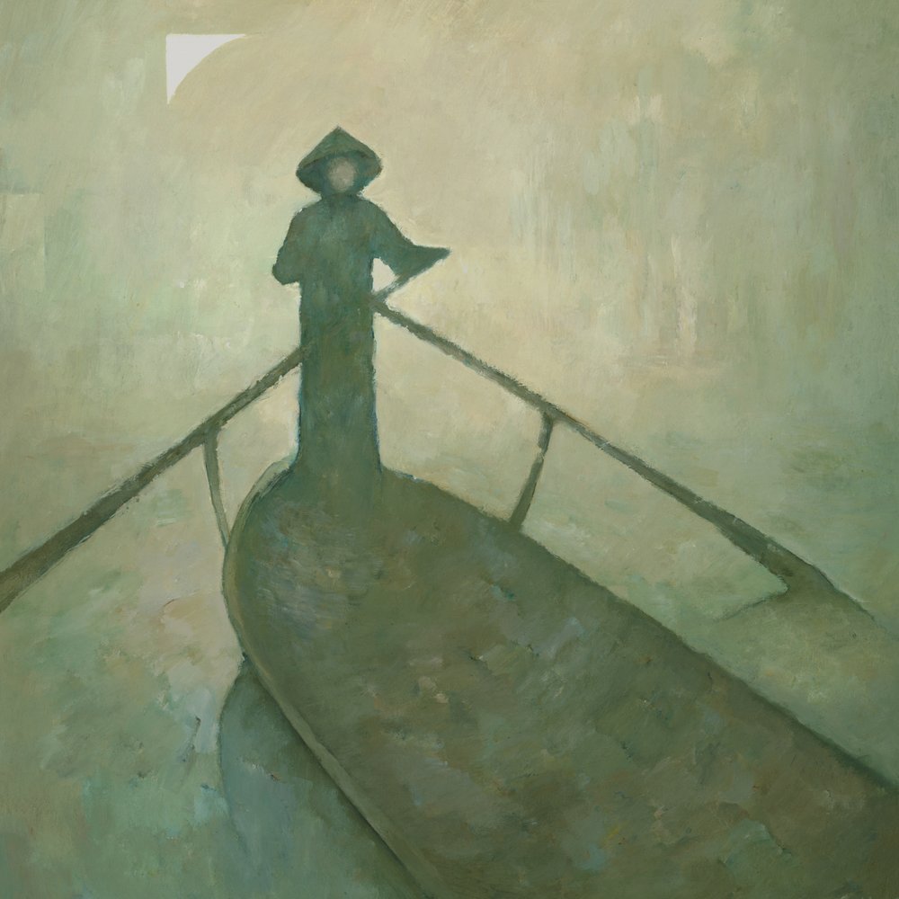 Misty Boat Journey by Steve Mitchell