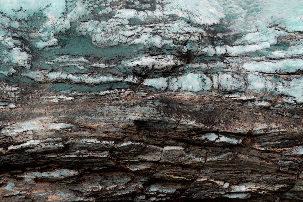 Teal Stone Layers by Studio Meikle